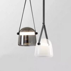 Modern Strap Glass Pendant Light P6019 9