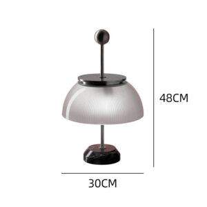 Modern Fluted Glass Dome Table Lamp TL-A082 6