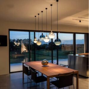 Modern Glass Sphere Pendant Light P6025 9
