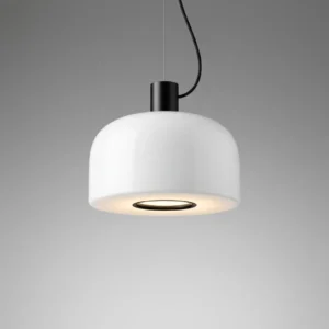 Modern White Glass Pendant Light P6131 5