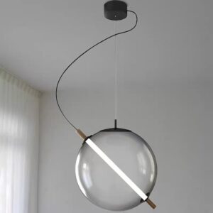 Modern Orbit Arc Glass Pendant Light P6045 6