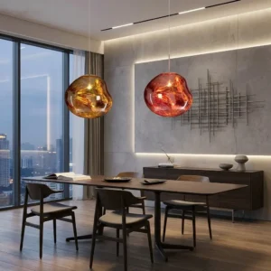 Modern Lava Glass Pendant Light P6078 1