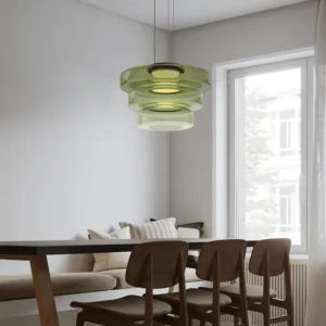 Scandinavian Glass Led Pendant Light P6018 1