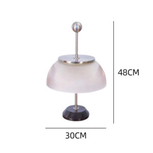 Modern Fluted Glass Dome Table Lamp TL-A082 5