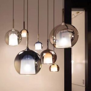 Modern Glass Cluster Suspension Light P6066 8