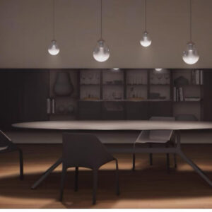 Frosted Gradient Glass Pendant Light P6123 5
