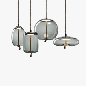 Modern Glass LED Dining Room Pendant Light P6069 1