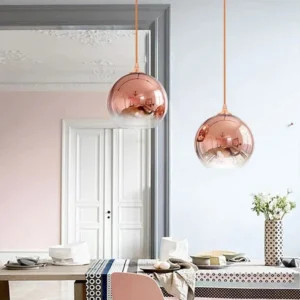Modern Glass Globe Pendant Light P6037 1