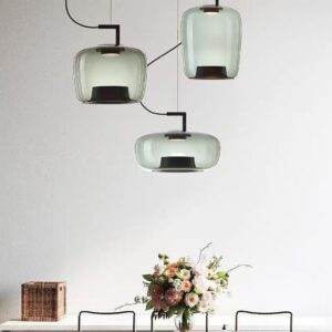 Modern LED Glass Pendant Light P6017 7