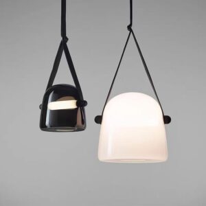 Modern Strap Glass Pendant Light P6019 7