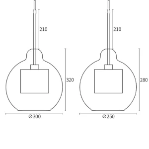 Modern Decor Glass Pendant Light P6126 8
