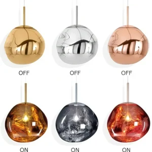 Modern Lava Glass Pendant Light P6078 8