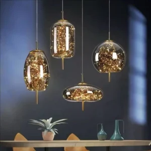 Firefly Glass Pendant Light P6014 6