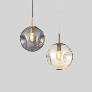 Minimalist Glass Sphere Pendant Lamp P6083 1