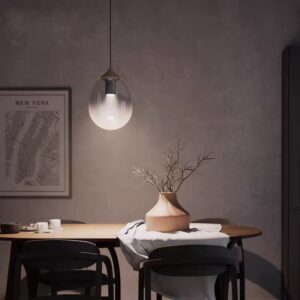 Frosted Gradient Glass Pendant Light P6123 3