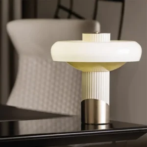Modern Ribbed Column Table Lamp TL-A050 4