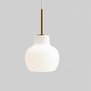 Milk Glass Pendant Light P6130 5