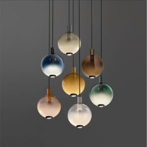 Modern Glass Sphere Pendant Light P6025 5