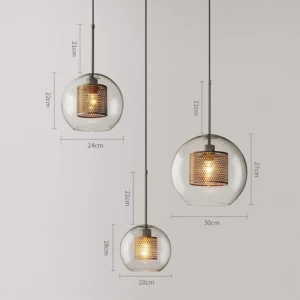 Modern Decor Glass Pendant Light P6126 6