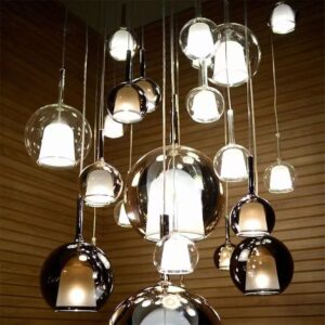 Modern Glass Cluster Suspension Light P6066 5