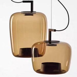 Modern LED Glass Pendant Light P6017 4
