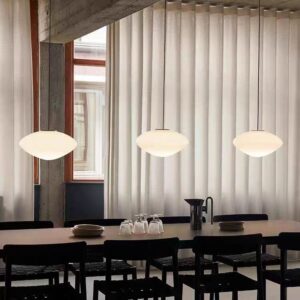 Modern Opal Glass Pendant Light P6132 1