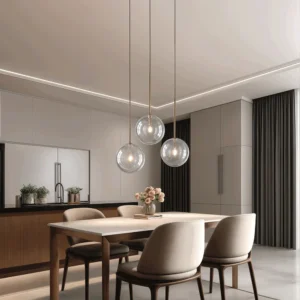 Glass Globe Pendant Light P6085 1