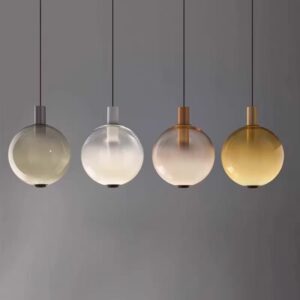 Modern Glass Sphere Pendant Light P6025 3
