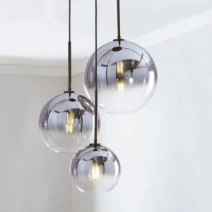 Gradient Glass Ball Pendant Light P6096 1