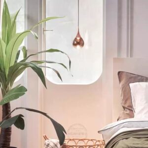 Modern teardrop Glass Pendant Light P6129 1