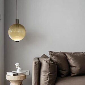 Modern Glass Sphere Pendant Light P6025 2