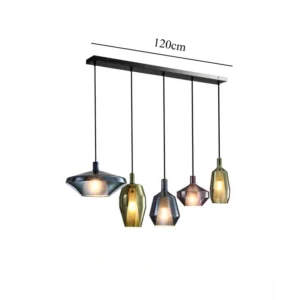 Contemporary Glass Pendant Light P6088 10