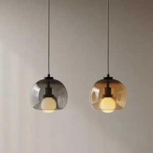Handblown Glass Orb Pendant Light P6093 10