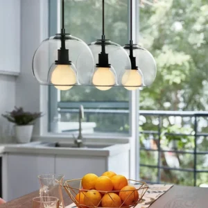 Handblown Glass Orb Pendant Light P6093 11