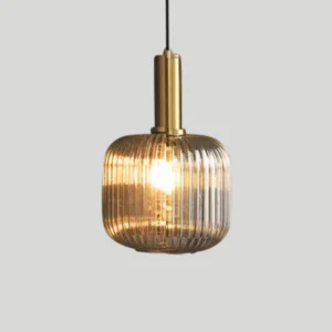 Retro Lantern Shape Glass Pendant Light P6049 12