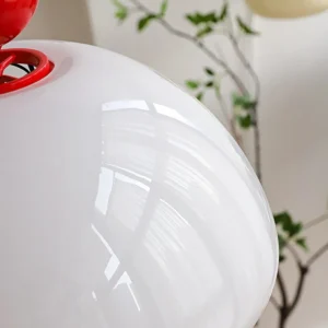 French Retro Creamy White Pendant Light P6034 12