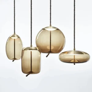 Modern Glass LED Dining Room Pendant Light P6069 12