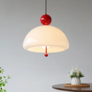 French Retro Creamy White Pendant Light P6034 13