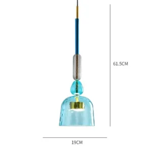 Modern Colorful Glass Pendant Light P6081 14