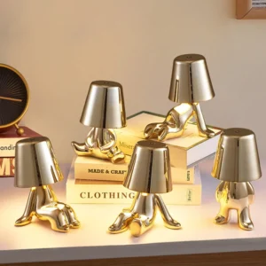 Creative Small Gold Resin Table Lamp TL-E027 6