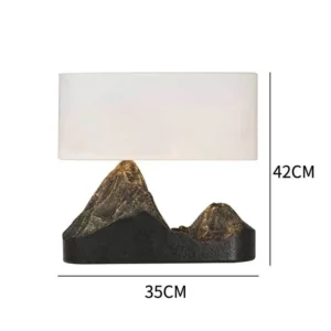 Resin Mountain Base Table Lamp TL-E008 4