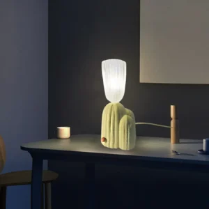 Cactus Table Lamp with Glass Shade TL-E010 3