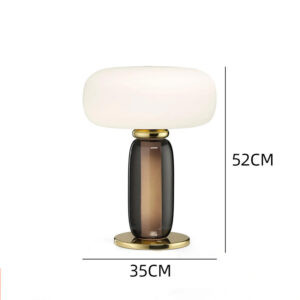 Modern Glass Table Lamp with Column Base TL-A085 5