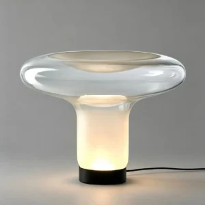 Modern Frosted Glass Mushroom Table Lamp TL-A075 5