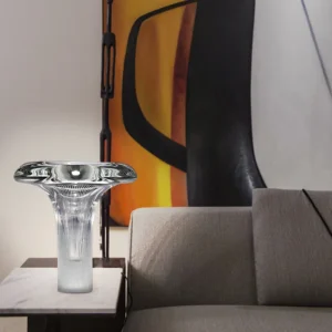 Modern Fluted Glass Mushroom Table Lamp TL-A076 5