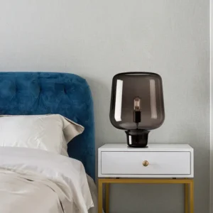 Smoked Glass Table Lamp TL-A015 4