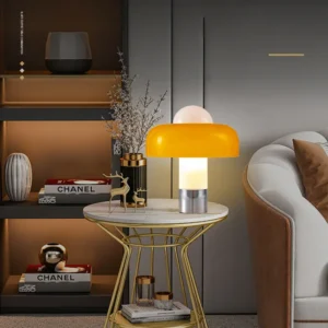 Modern Orange Mushroom Table Lamp TL-A079 5