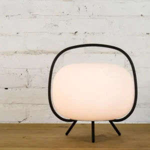 Modern Glass Table Lamp with Metal Frame TL-A087 5