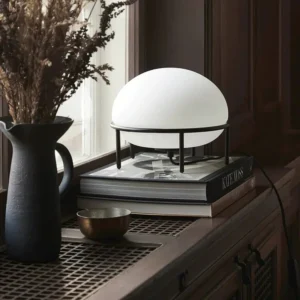 Modern Glass Dome Table Lamp with Metal Frame TL-A093 5