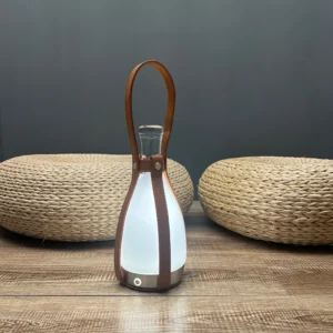 Modern Lantern Table Lamp with Leather Strap TL-A098 5